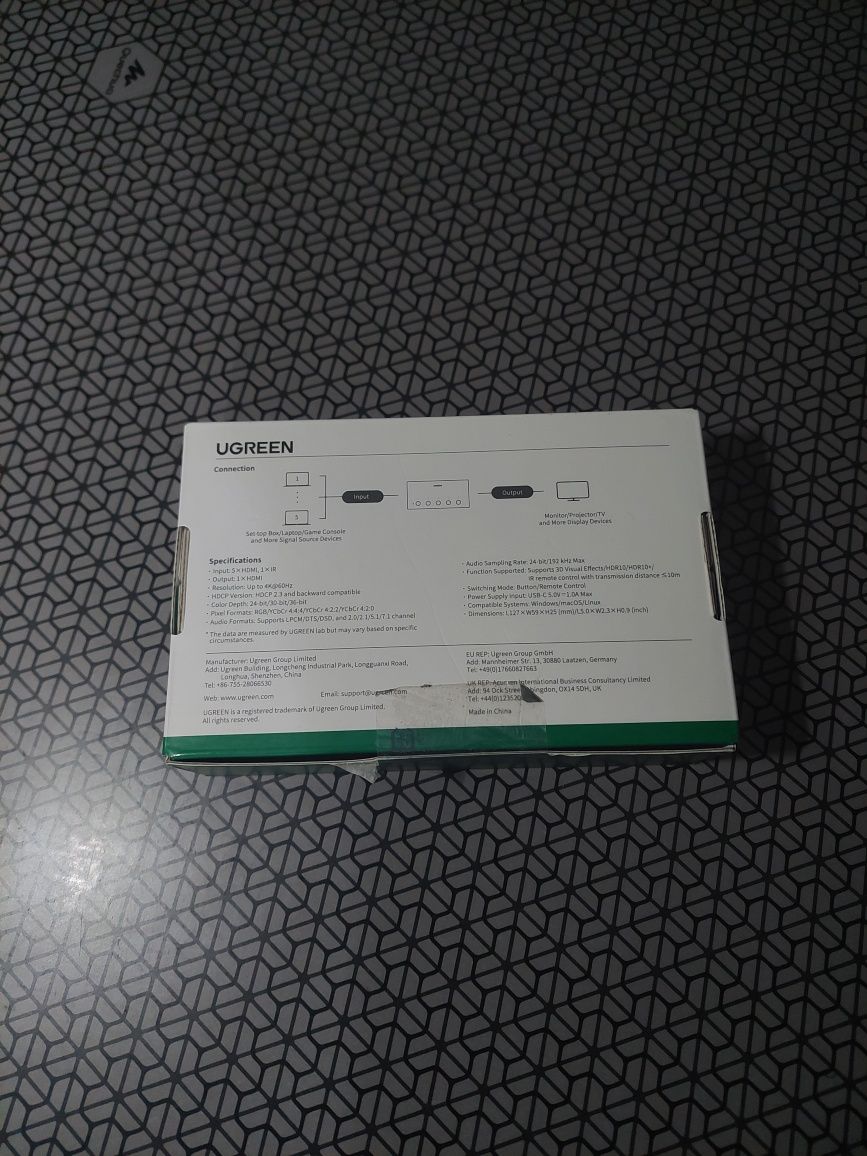 Ugreen HDMI Switch 5 em 1