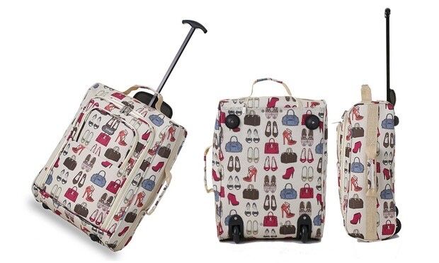 Легка дорожня валіза , сумка-візок на колесах