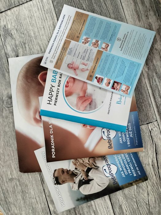 Zestaw książek ciążowych + poradniki gratis