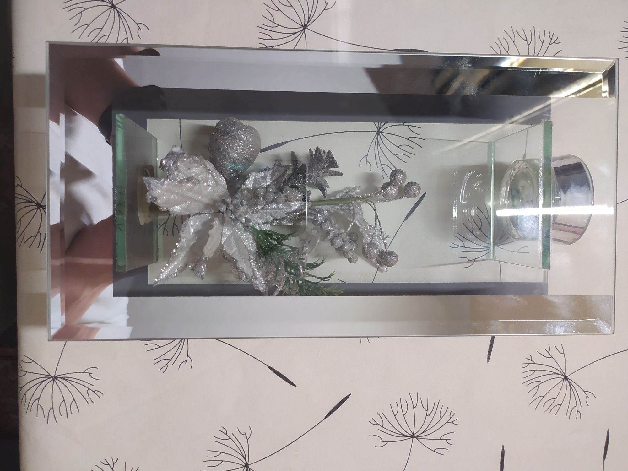 Підсвічник скляний фігура