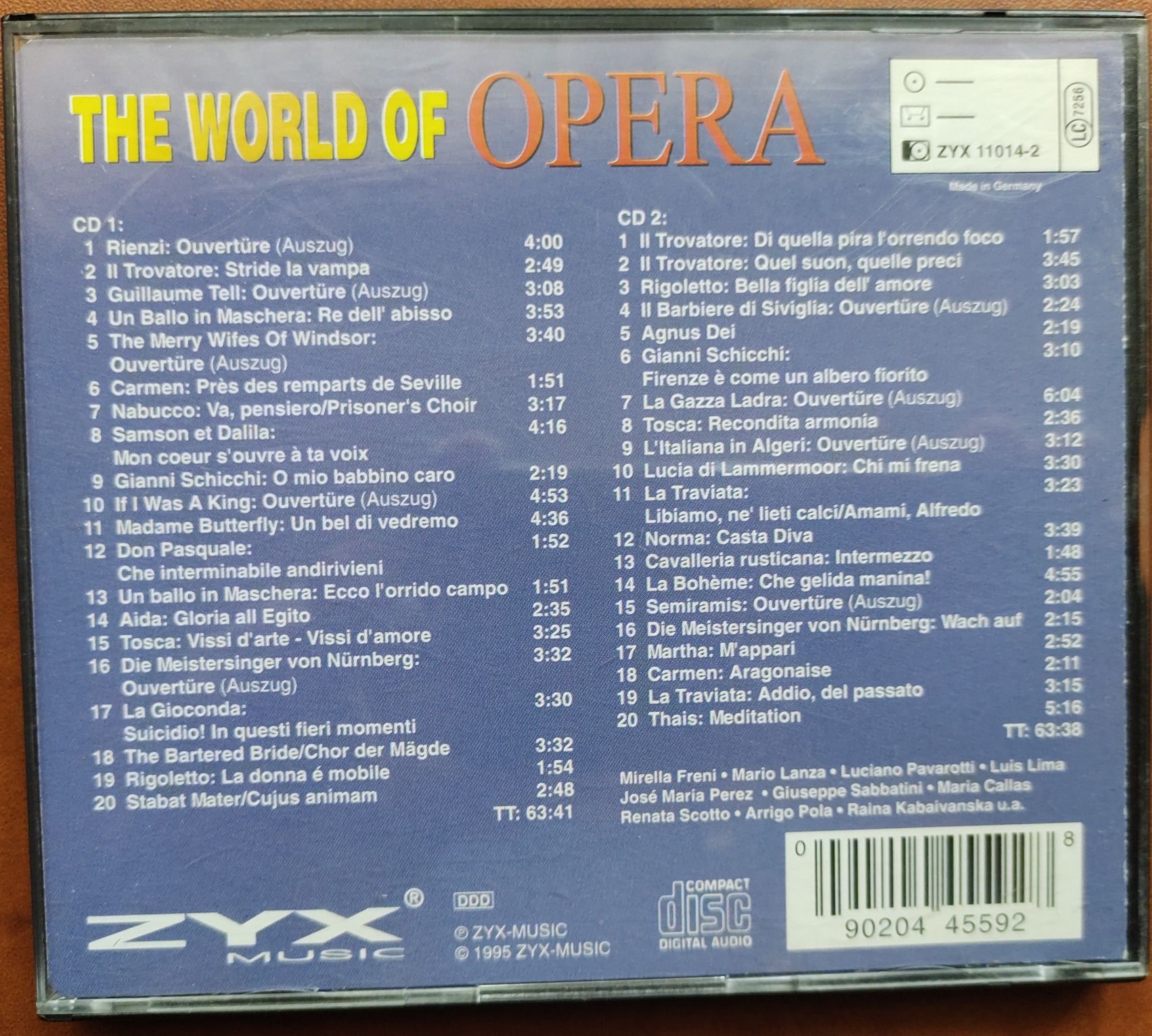 The world of opera CD