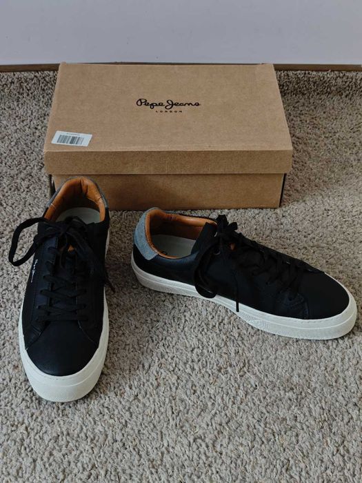 Pepe Jeans Buty Sneakersy Yogi Original 23 PMS30930 Czarny 43