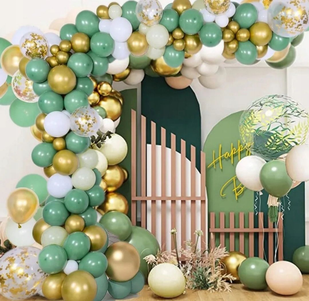 Girlanda balonowa balony 103 el na ślub wesele chrzest komunię ściankę