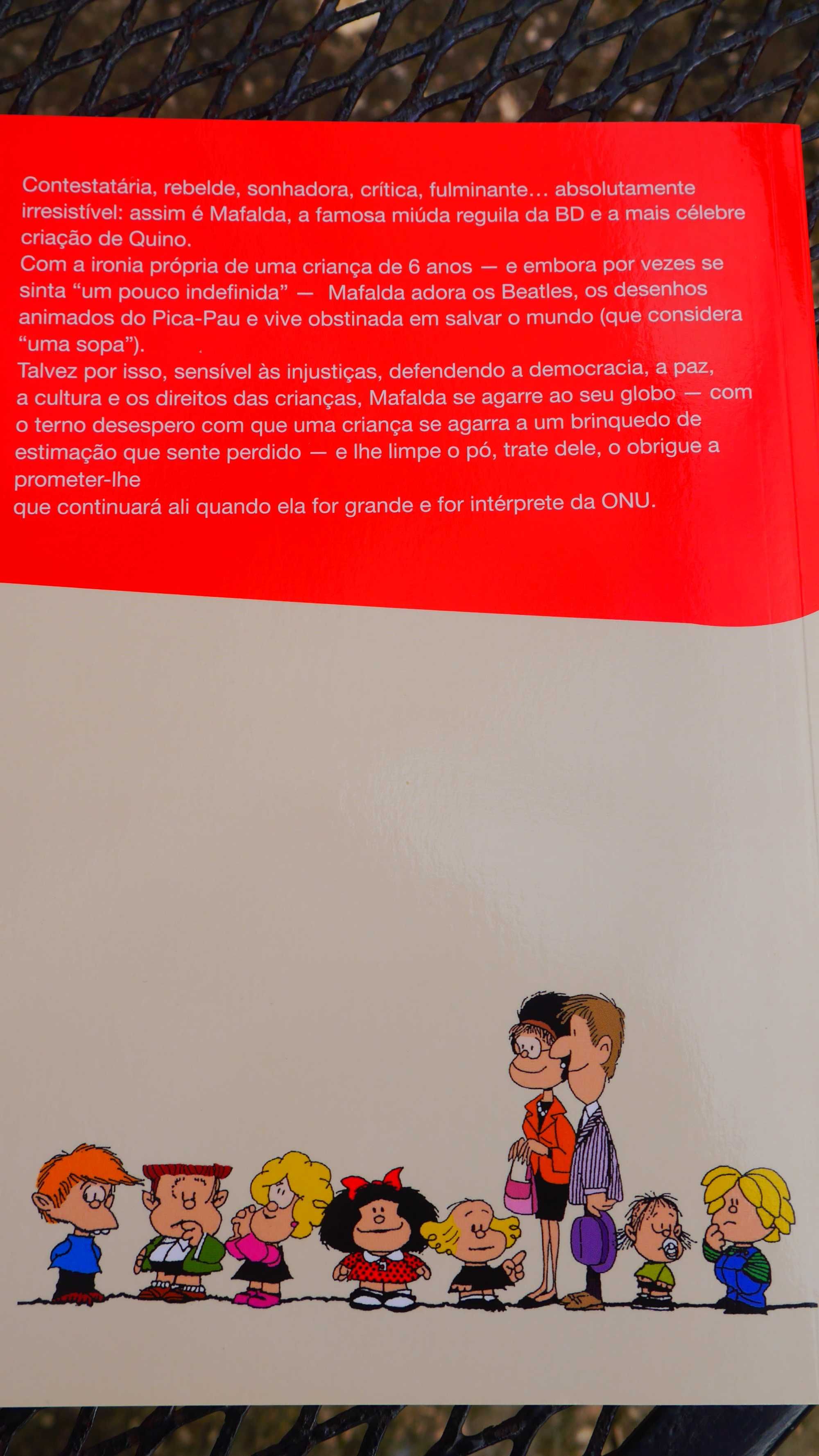 Caderno com linhas da Mafalda / Lined notebook from Mafalda
