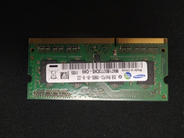Memoria RAM Samsung SODIMM DDR3 2GB