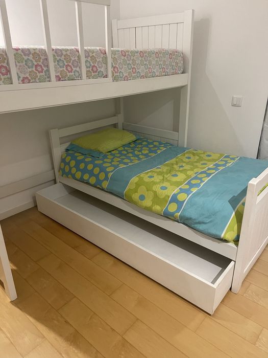 Beliche madeira maciça lacada branco