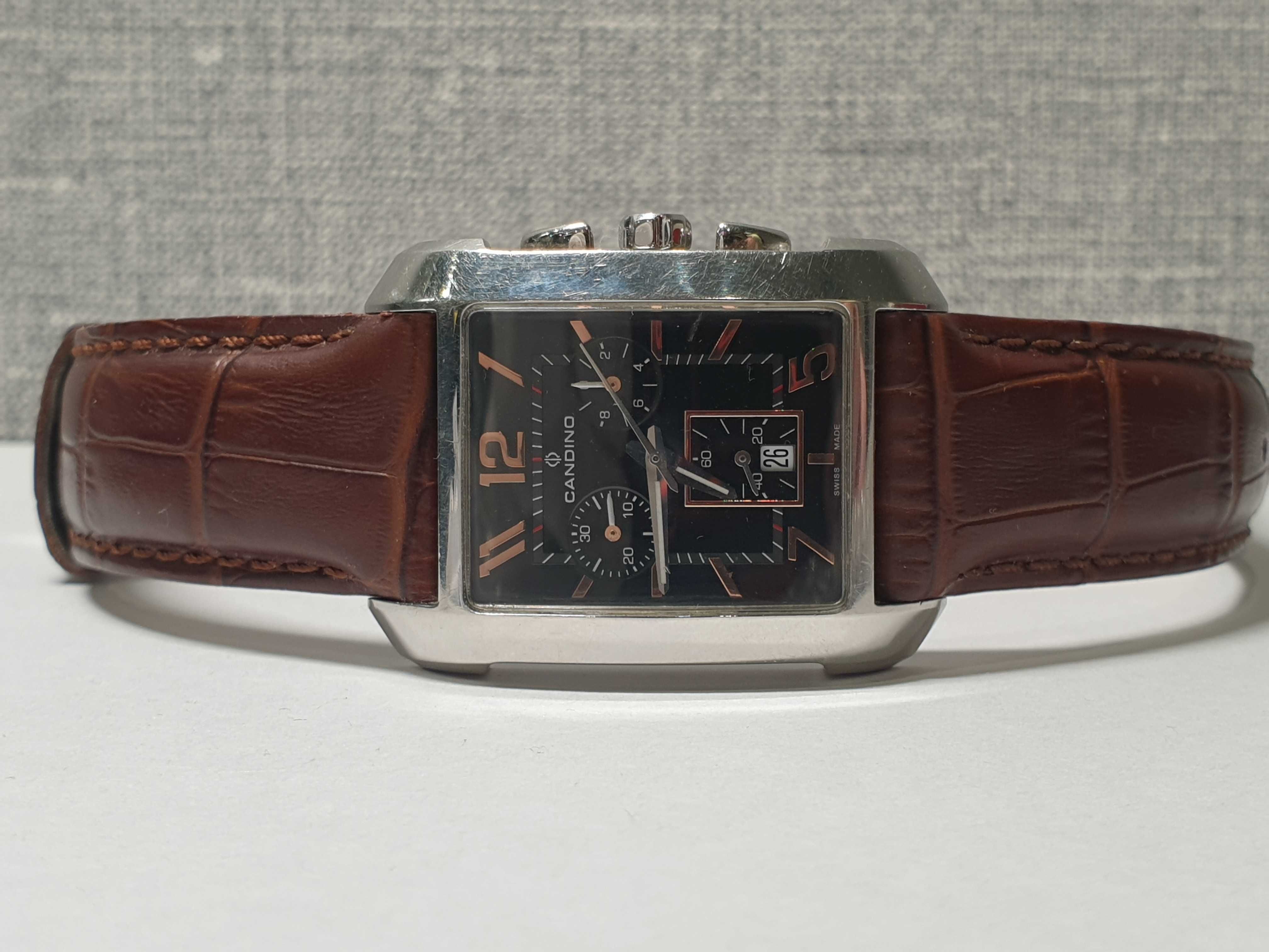 Чоловічий годинник Candino C4334 Chronograph Swiss Made