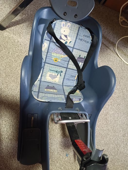 Сидение для ребенка на велосипед с креплением