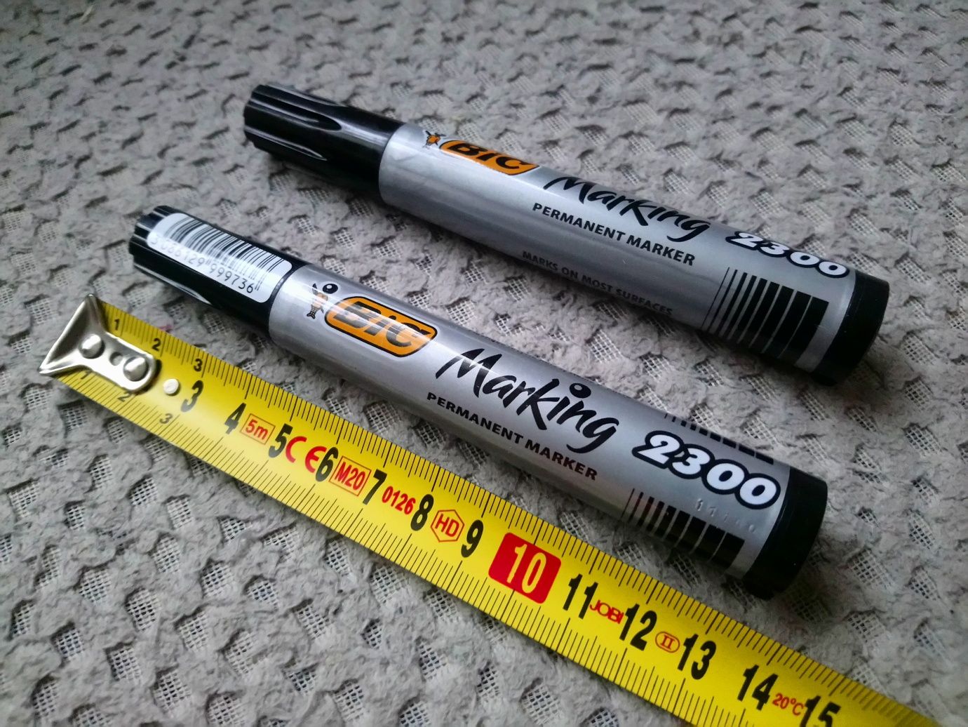 Marker permamentny bic gruby 2szt