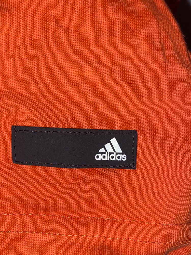 pomaranczowy t-shirt adidas
