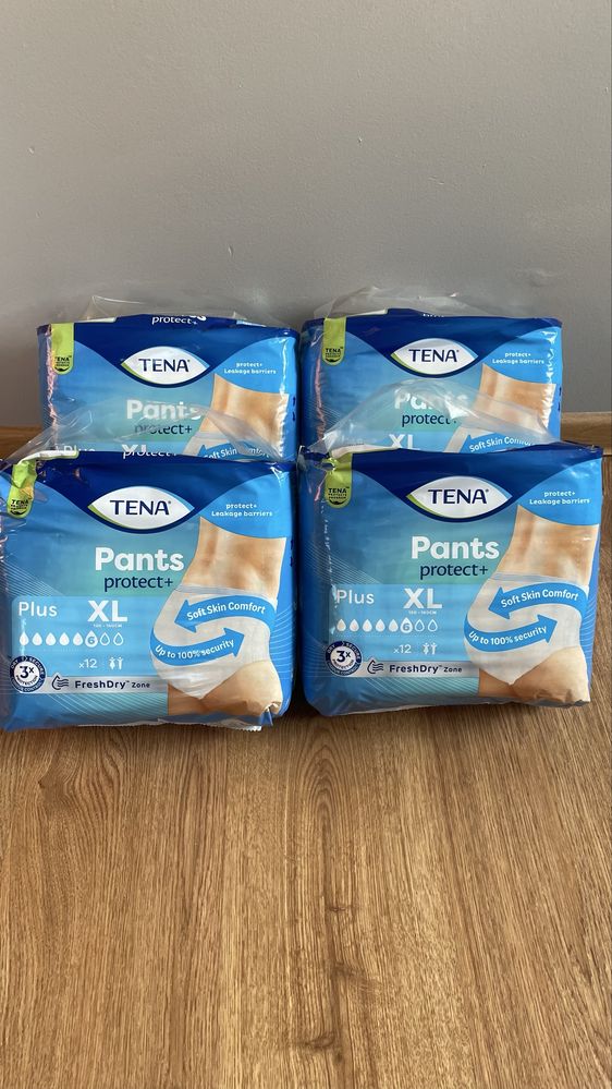 Pieluchomajtki Tena XL Plus 48 sztuk