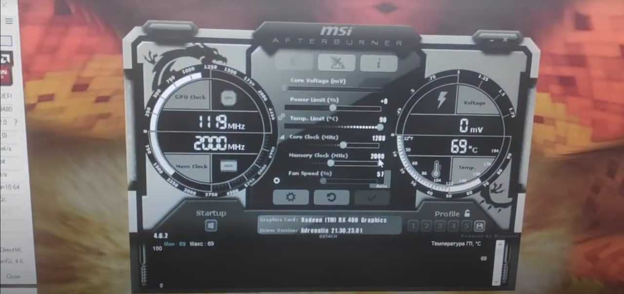 Видеокарта XFX RX 480 8 GB DDR5 (AMD,NVIDIA,GTX)