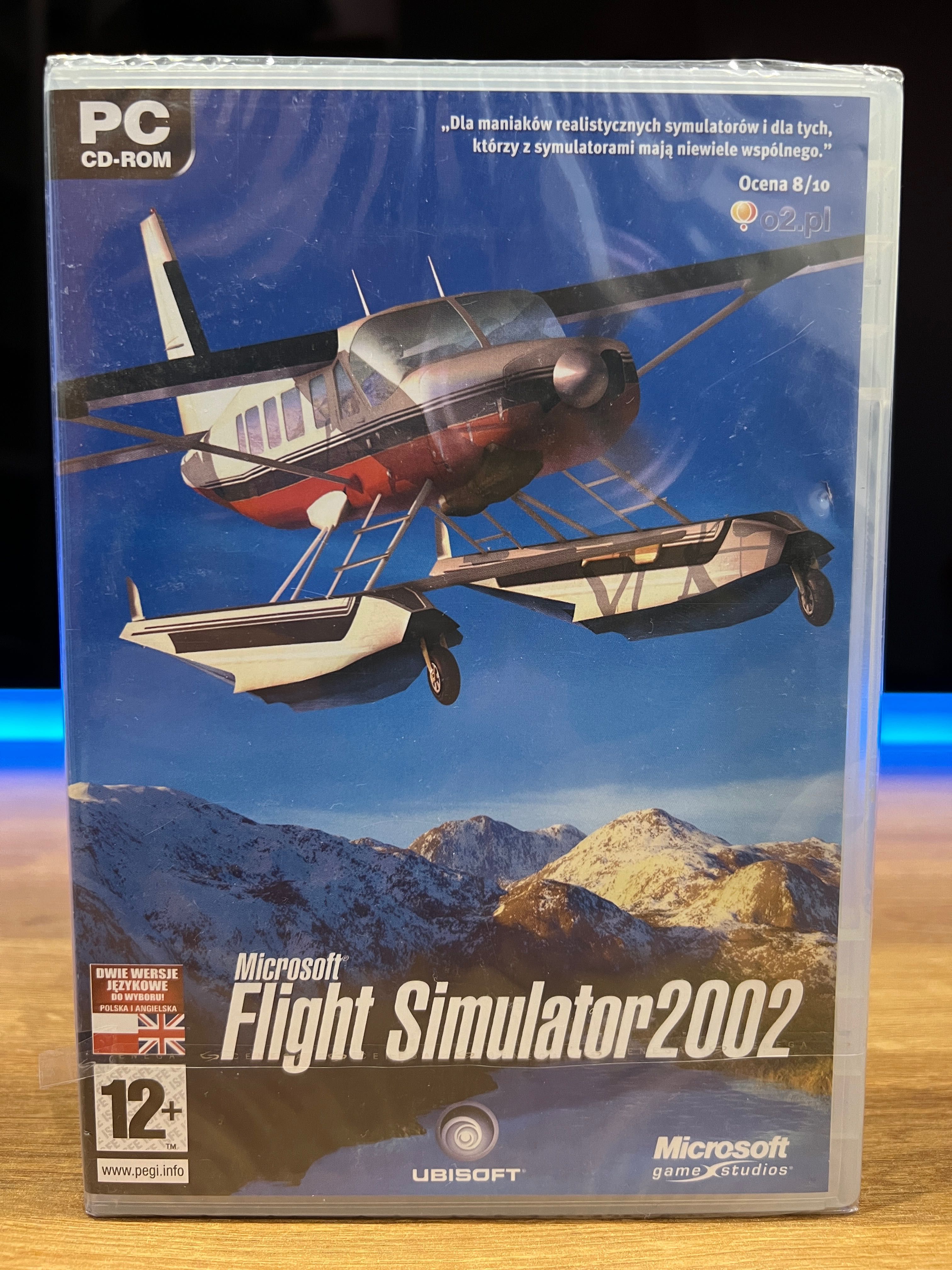 Microsoft Flight Simulator 2002 (PC PL 2008) CD BOX Nowy Folia