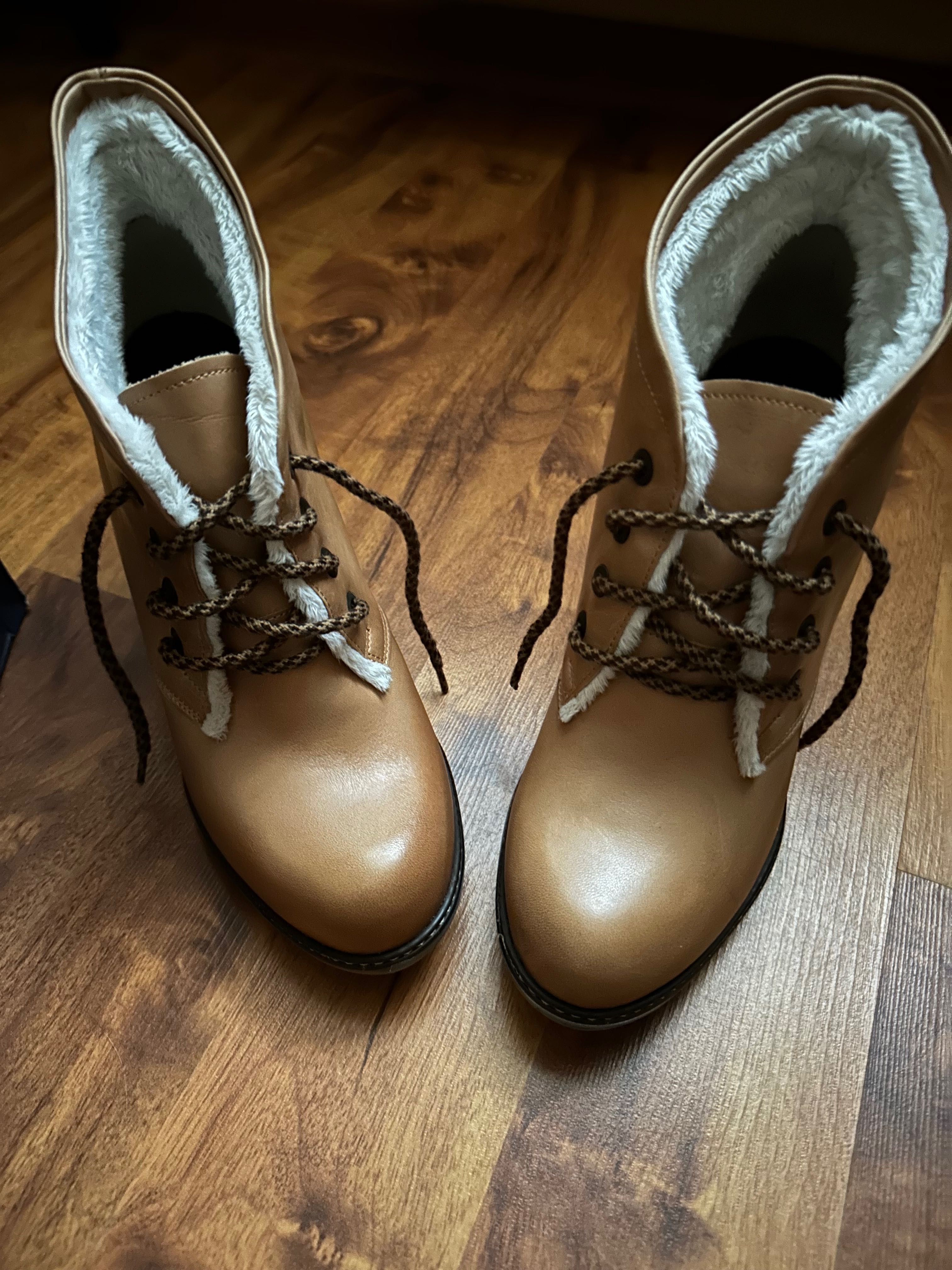 Botki - buty r.40 Ryłko nowe