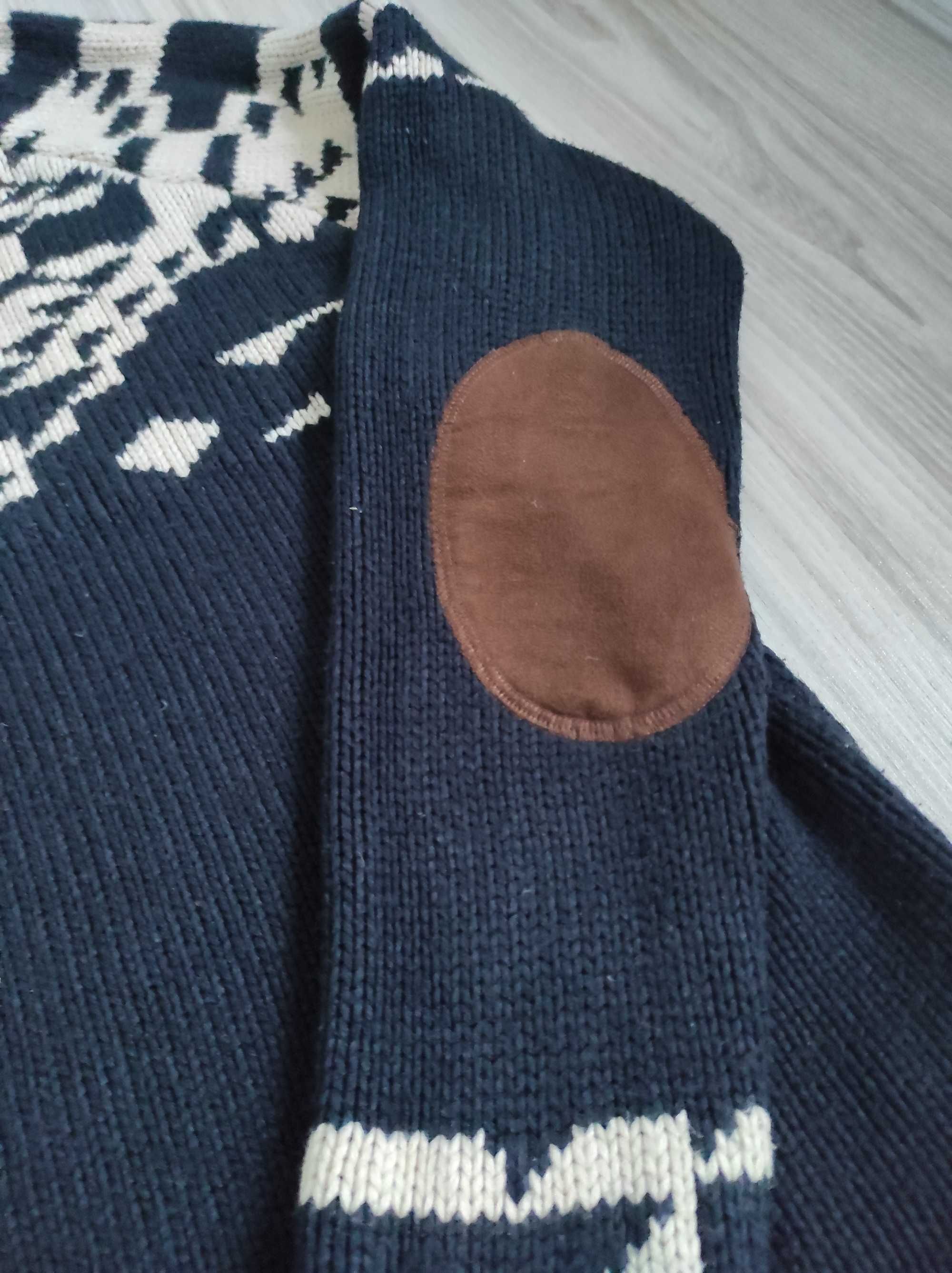 Sweter męski ciepły L