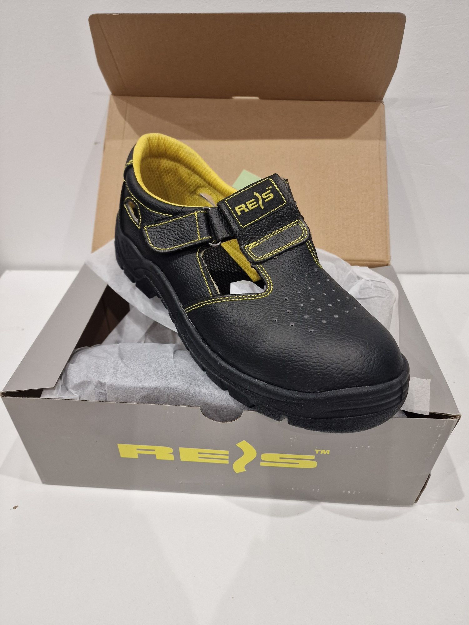 Buty robocze sandały bez podnoska lekkie robocze ochronne 43