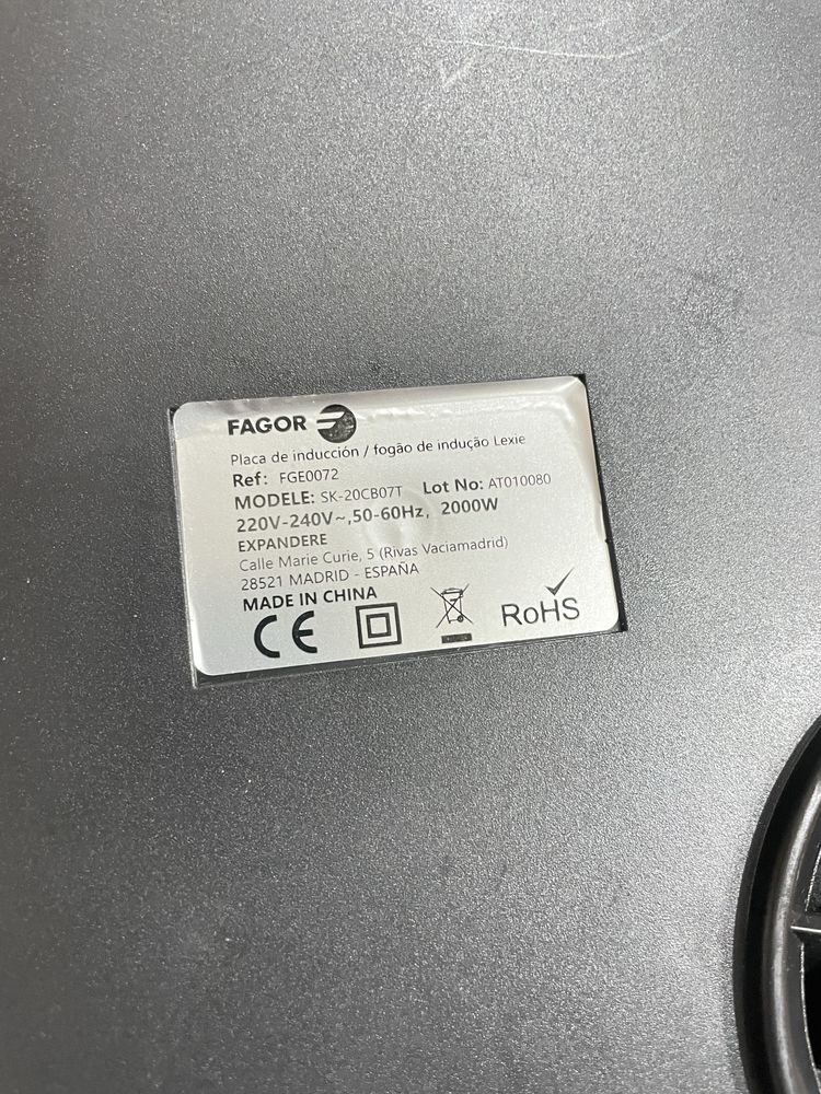Placa de Indução Fagor