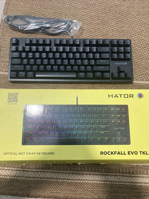 Механічна клавіатура HATOR Rocfall Evo Tkl HOT SWAP