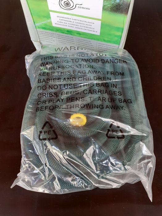 Mangueira irrigação extensível C/Pistola de oito funções