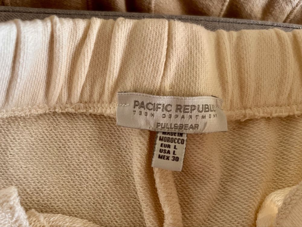 Calção Pull & Bear de algodão bege