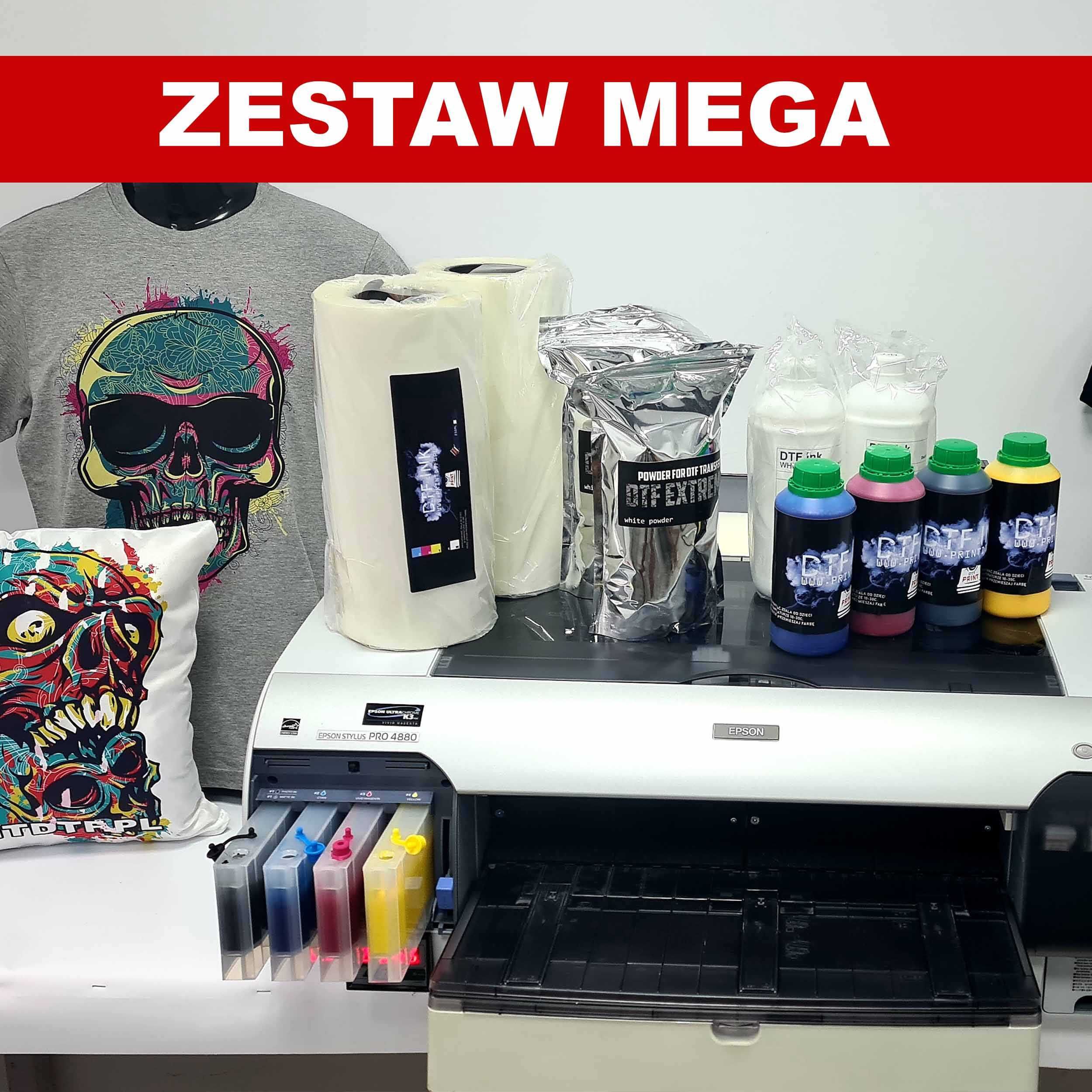 Drukarka DTF epson pełen zestaw na start stwórz własny biznes