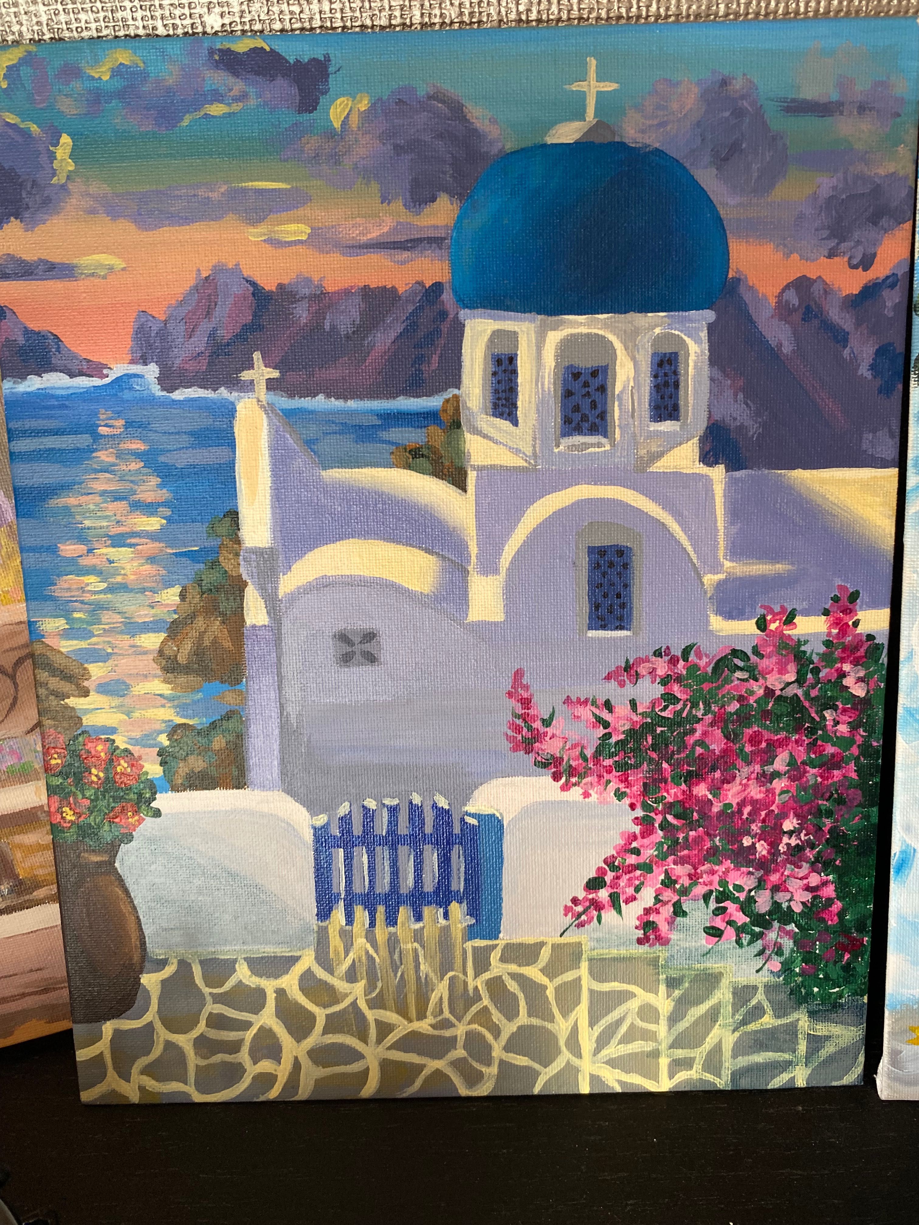 pinturas pintadas com acrílico para venda