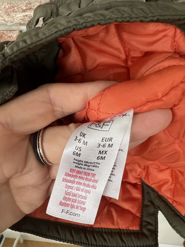 Kurtka zimowa parka F&F rozmiar 3/6 M