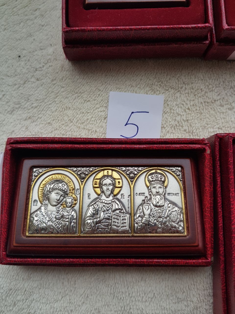 Иконка греческая серебро