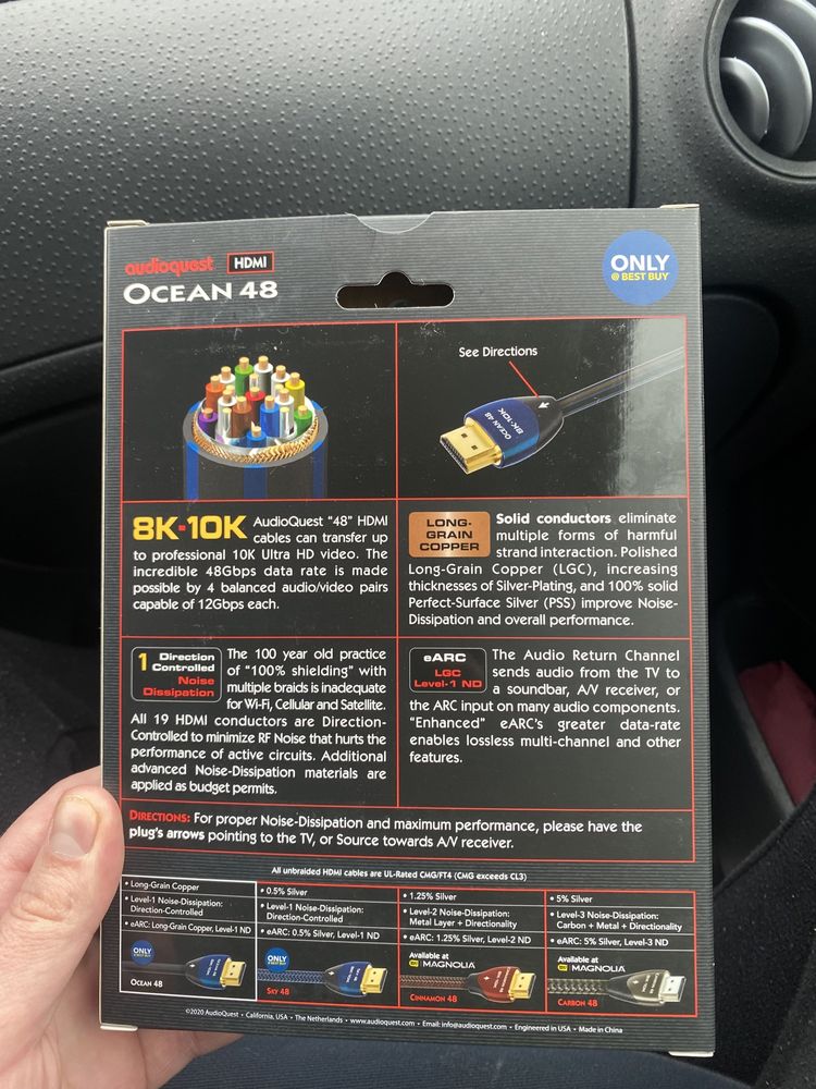 Audioquest Ocean 48 HDMI кабель