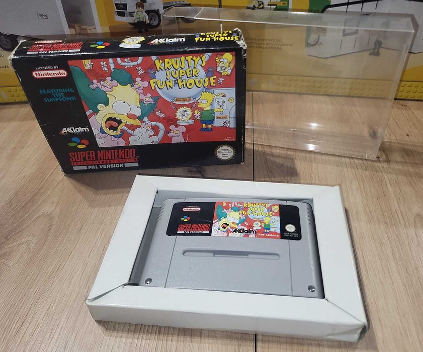 Gra Krustys Super Fun House - NINTENDO SNES - DB- stan +Protektor