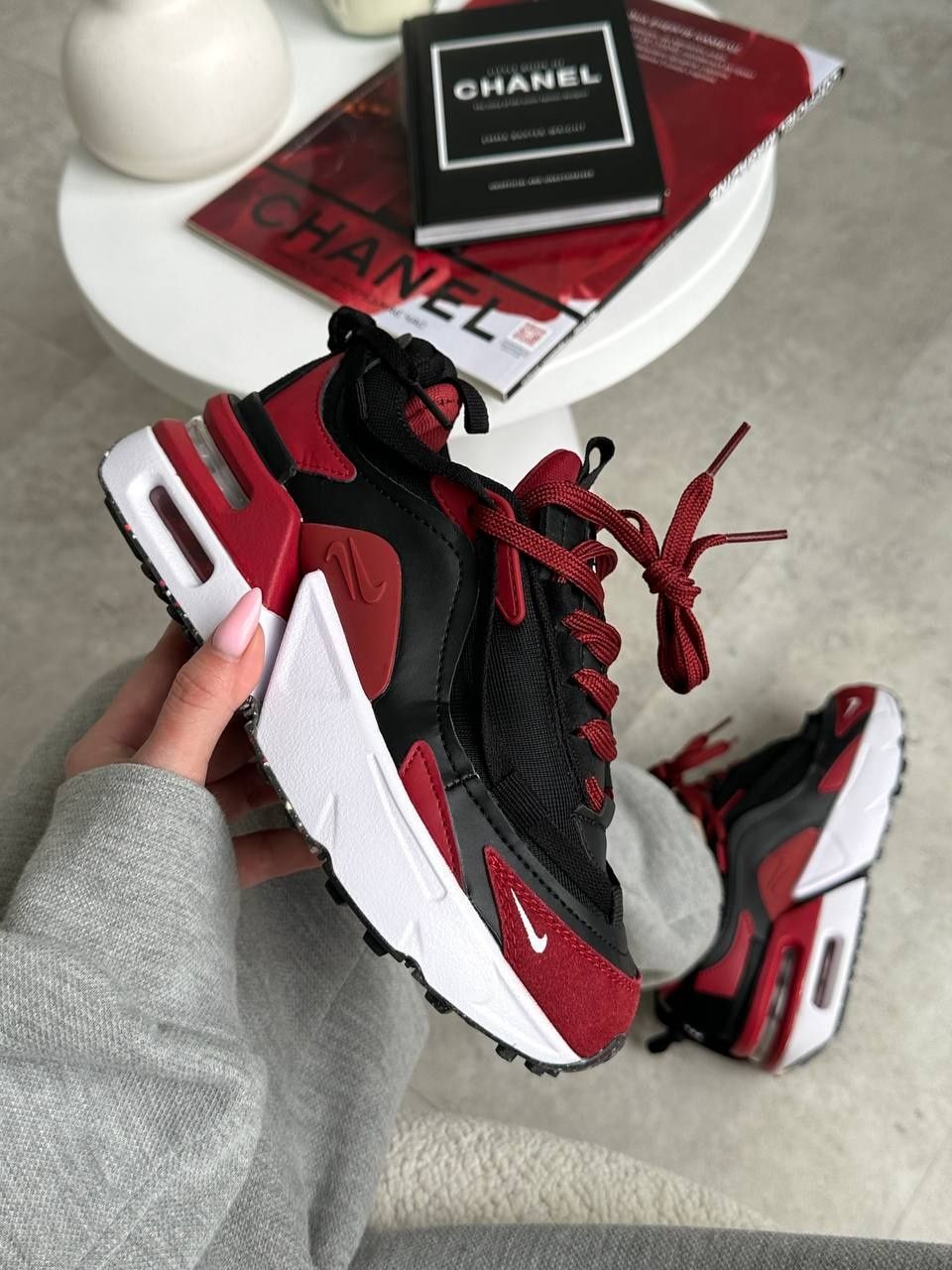 Нові Nike Air Max Furyosa Burgundy Black/Кроссовки/Взуття/Обувь/ Жіноч