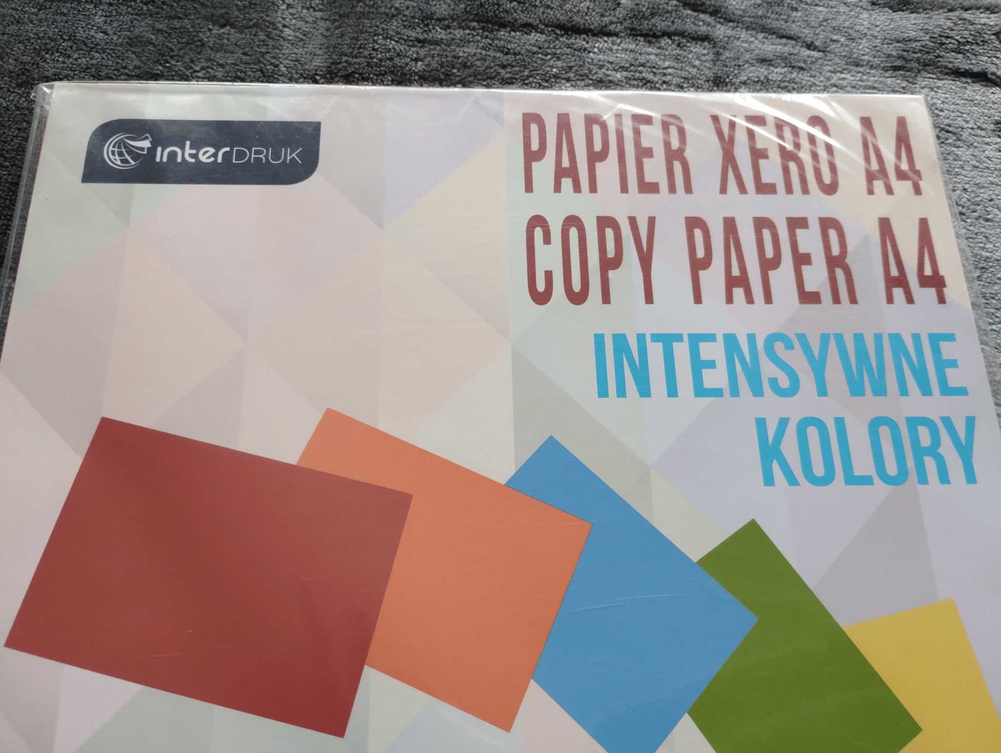 Papier xero Imagine Color A4, 80 g/m2, 100 arkuszy, Interdruk. Nowy