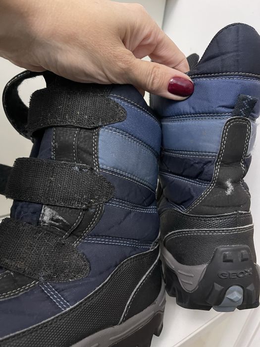 Geox високі теплі зимові чоботи,черевики 33-34 розміру