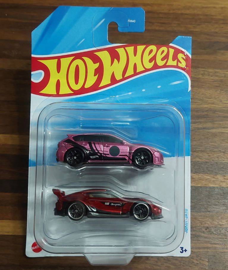 Hot wheels toyota supra subaru wrx 2-pack