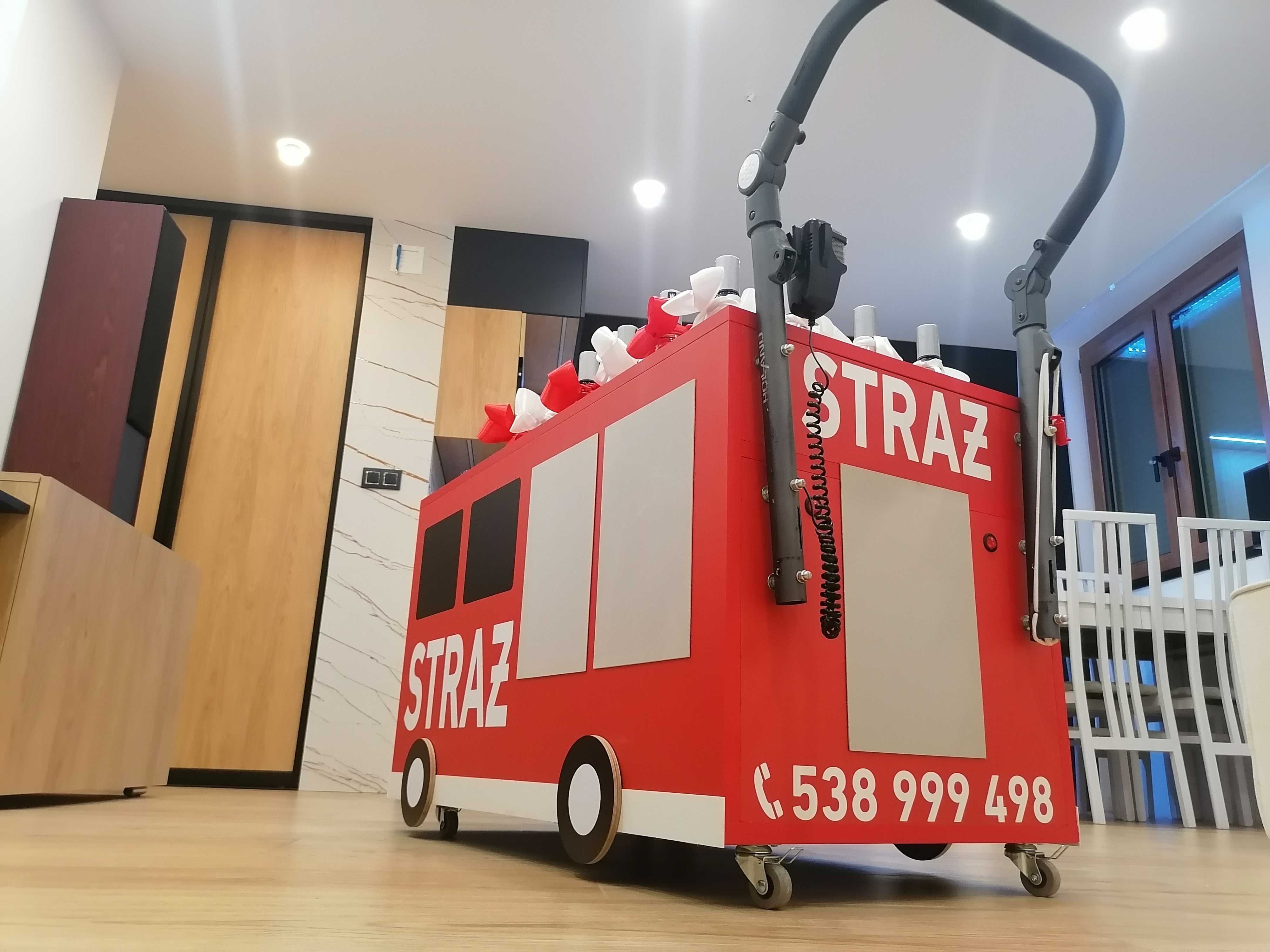 Wódkowóz Straż auto do przewożenia alkoholu na wesele MEGAFON syrena
