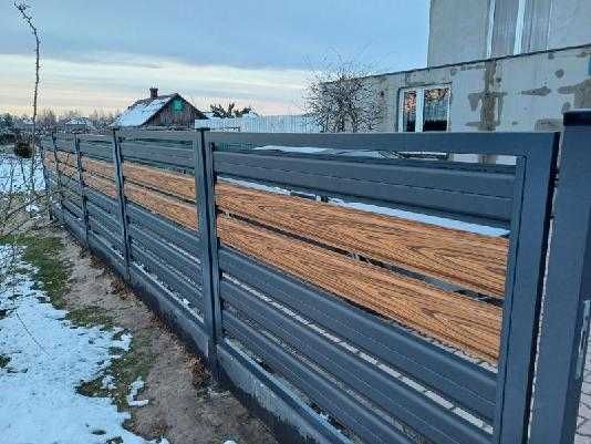 PALISADA SZTACHETOWA OGRODZENIA Palisadowe sztacheta metalowa panel