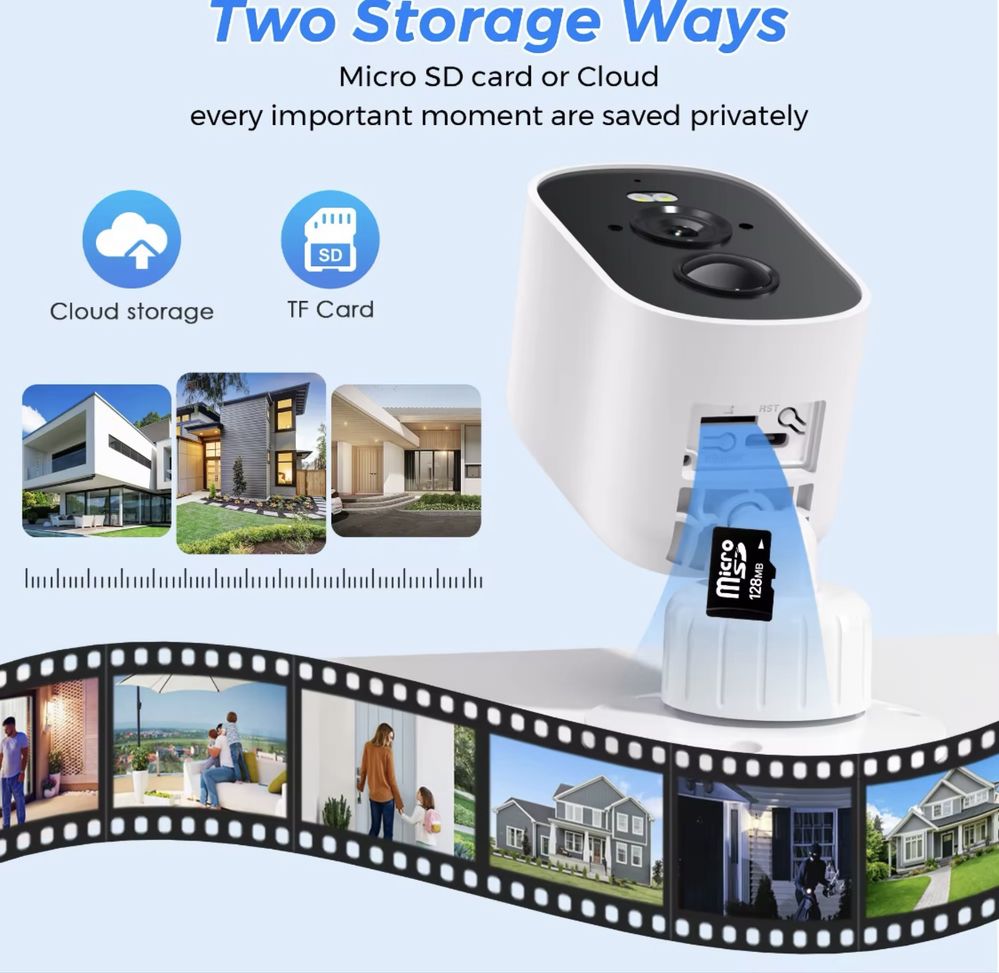 Kamera solarna akumulatorowa WiFi 2MP iCsee