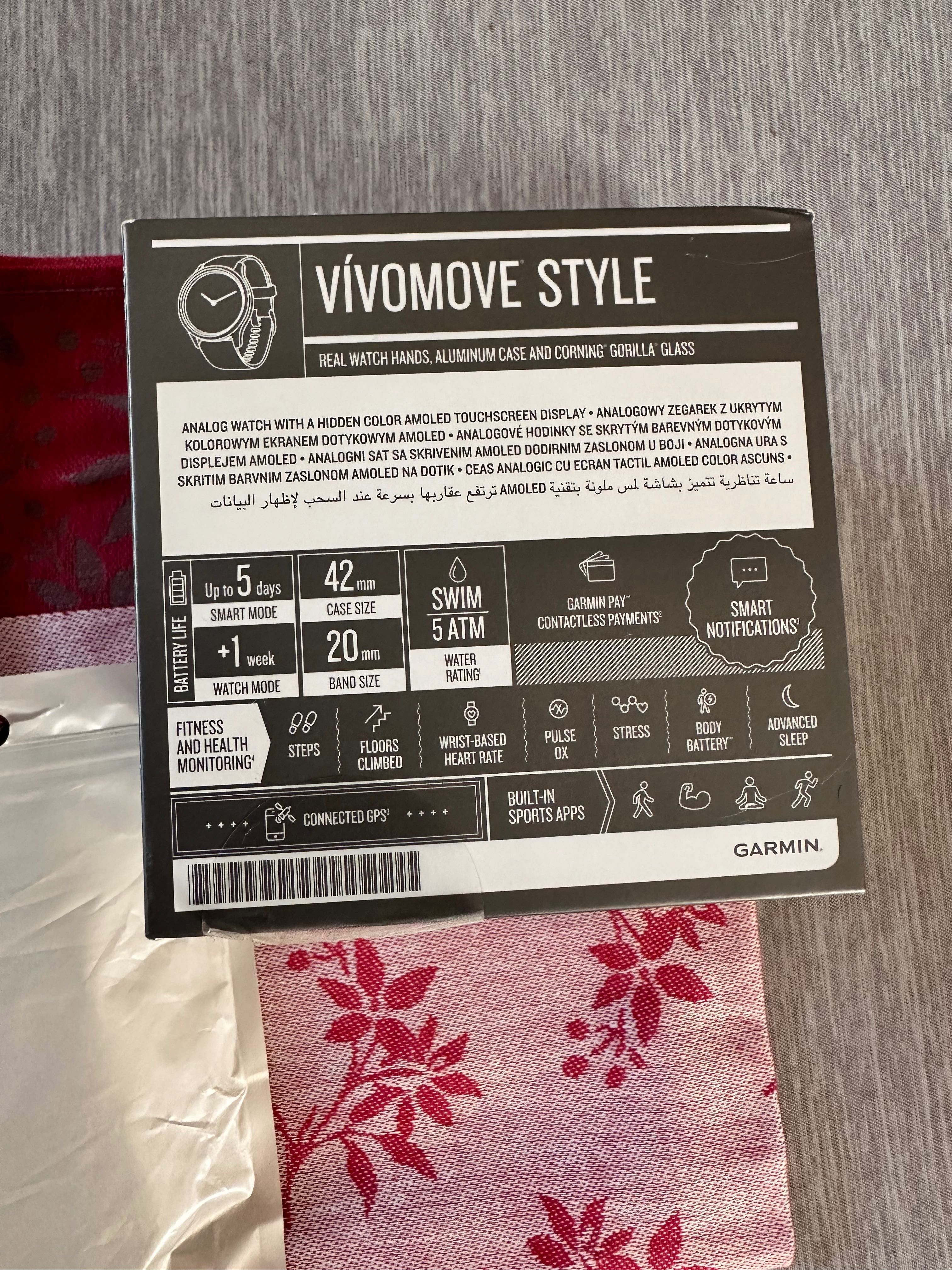 Smartwotch Vivomove Style.