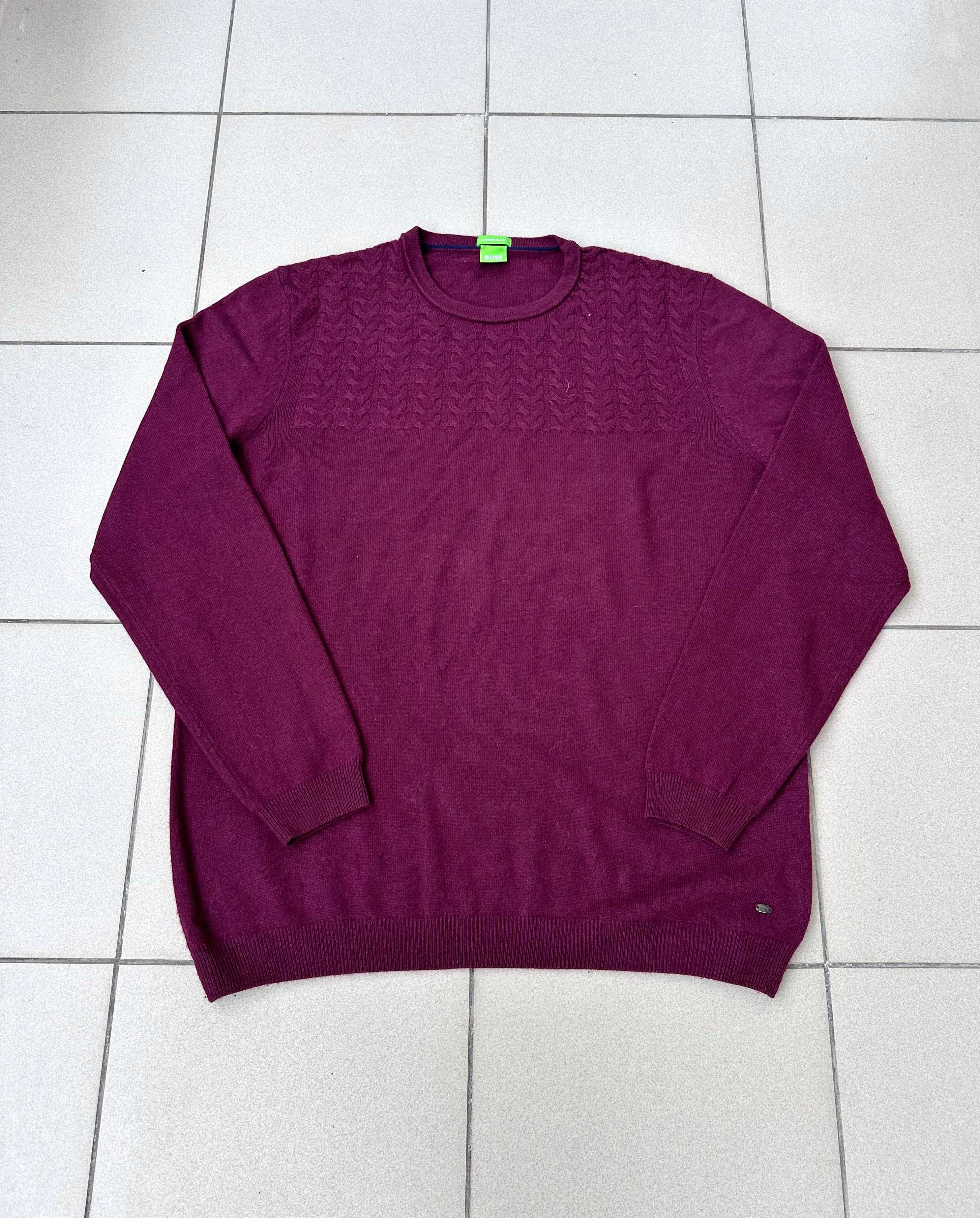 Sweter kaszmirowy Hugo Boss męski elegancki r. XL