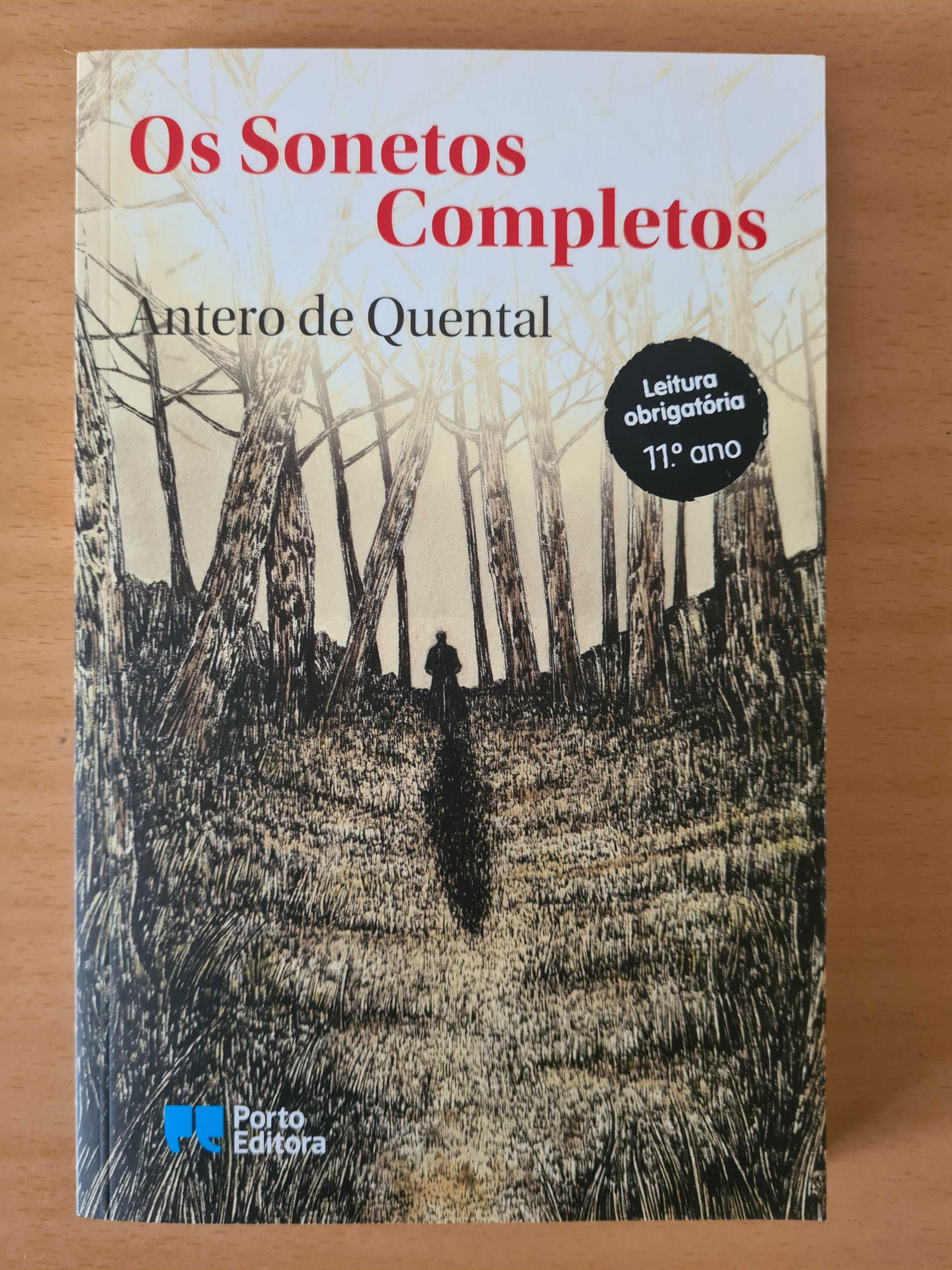 Livro "Os Sonetos Completos" de Antero de Quental