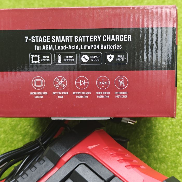 аккумуляторное зарядное устройство Foxsur FPT-200 12V-20А / 24V-10A