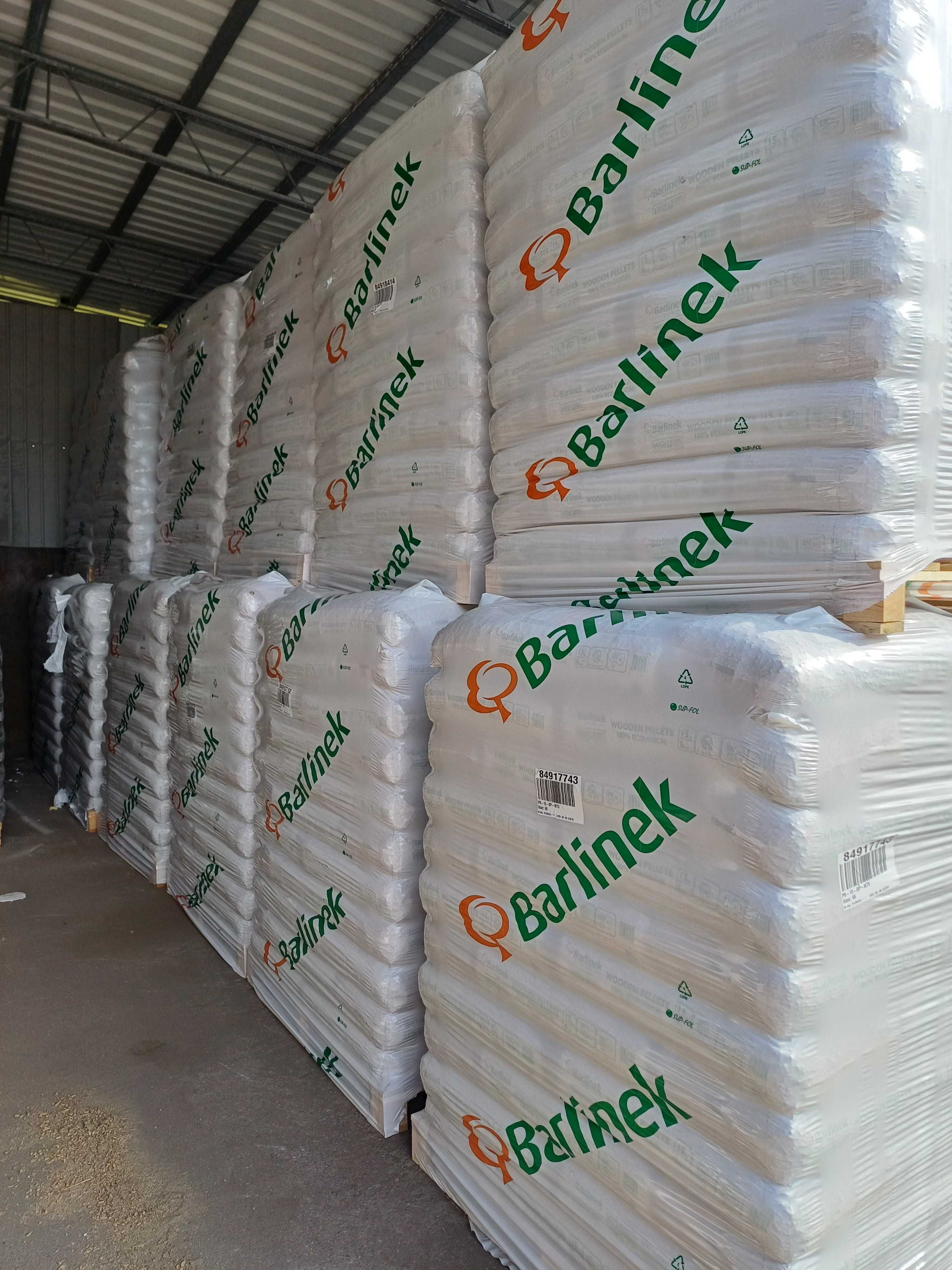 Pellet BARLINEK A1 EN PLUS DIN Plus pelet Transport GRATIS