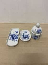 Conjunto em Porcelana para Casa de Banho (20€ tudo)