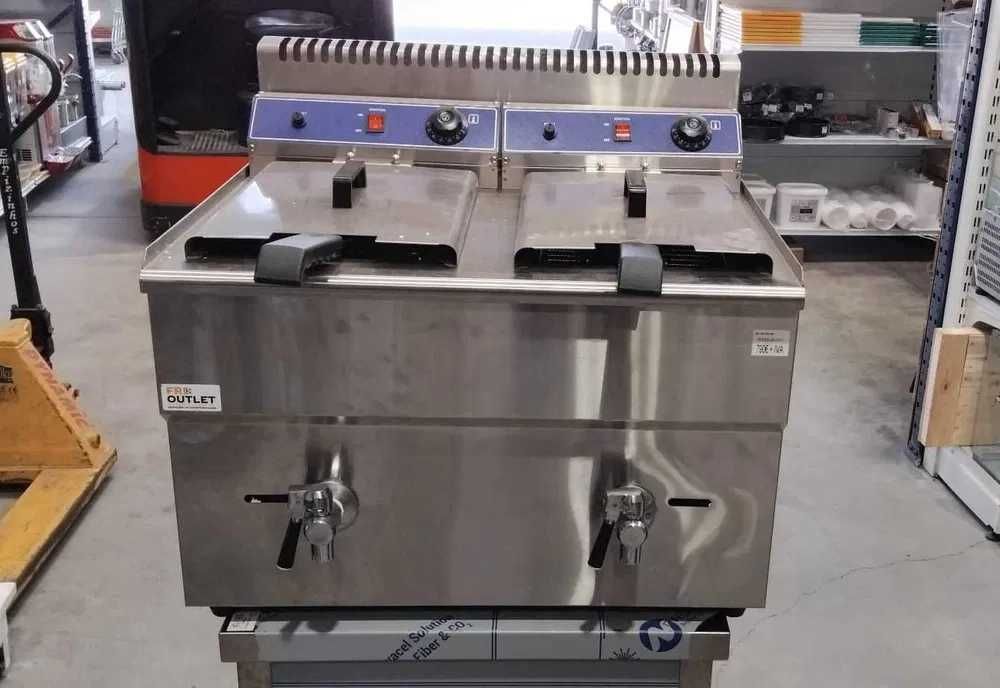 Fritadeira Dupla a Gás 17+17L + NOVA