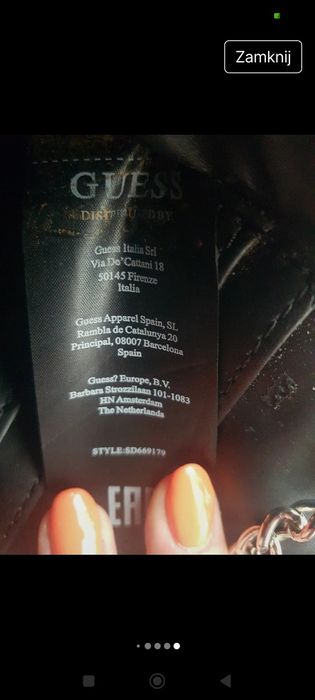 Torebka Guess czarna