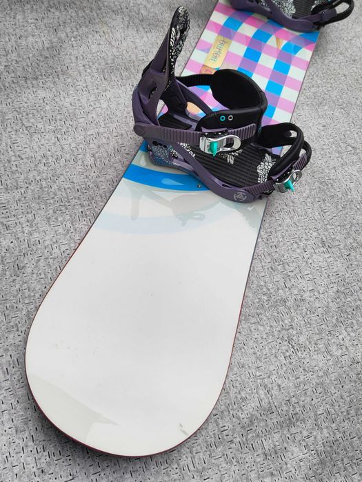 Piękny, niemal nowy BURTON FATHER 149 cm z wiązaniami K2 ! BDB stan!