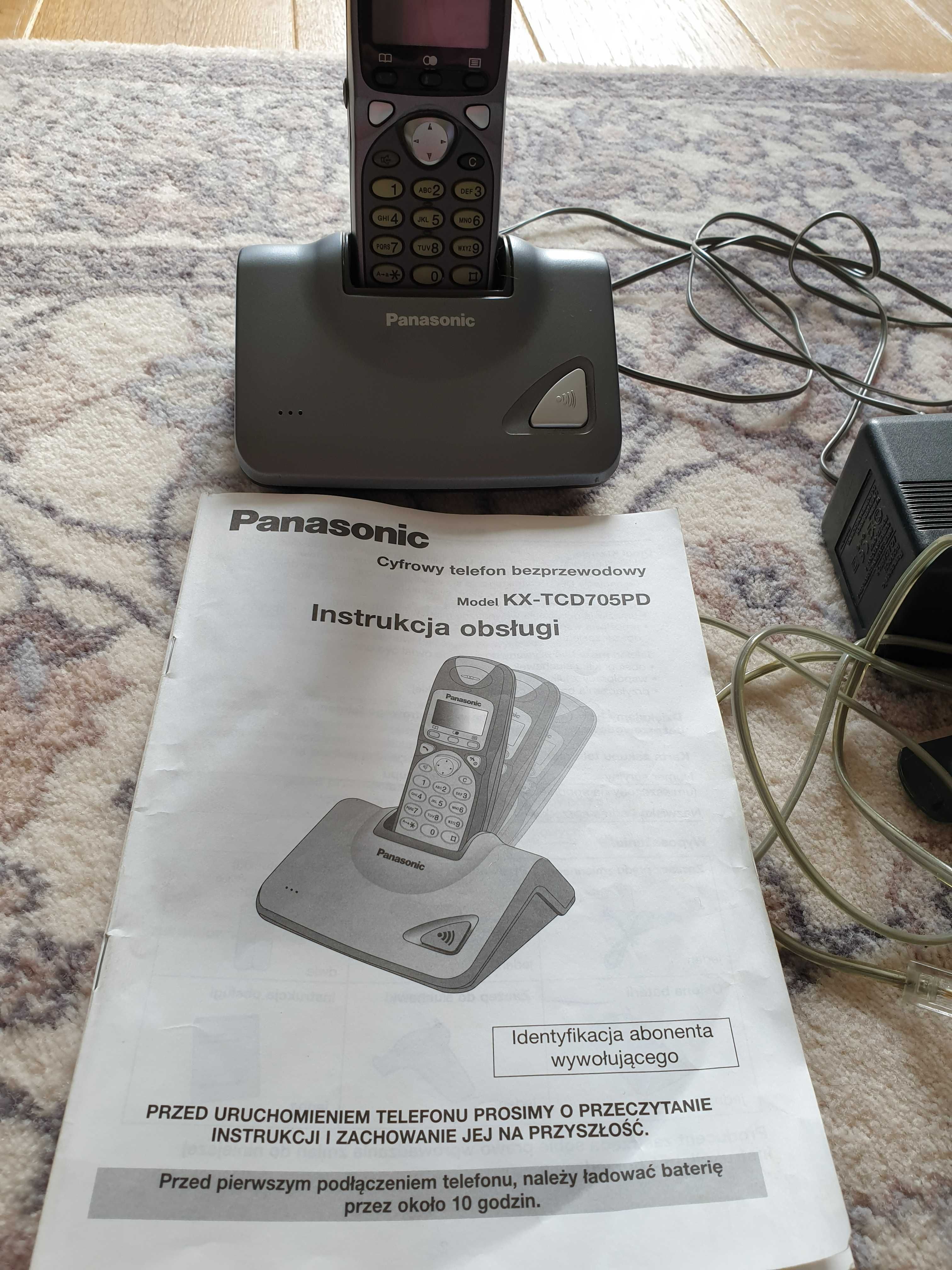 Telefon stacjonarny bezprzewodowy Panasonic