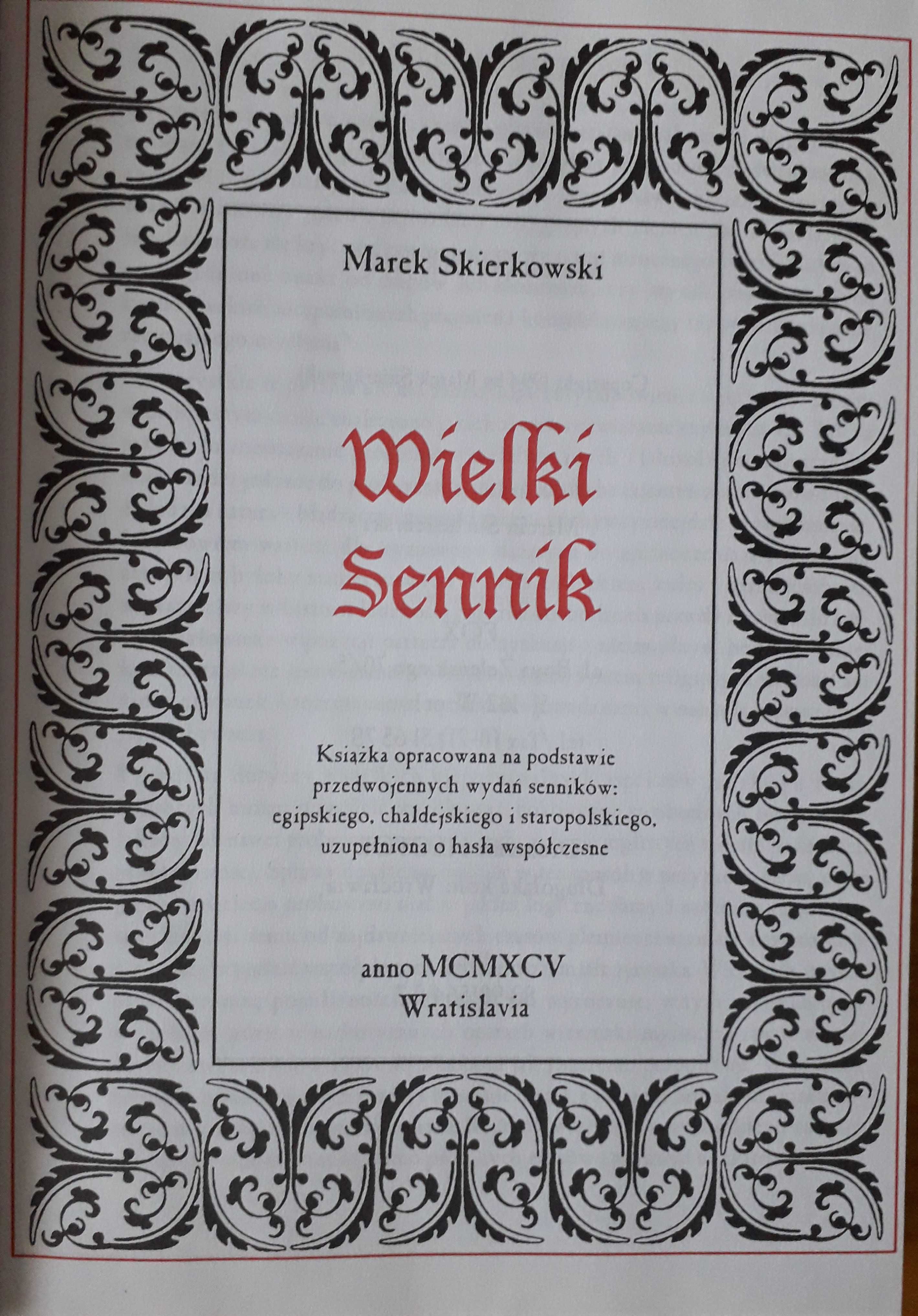 WIELKI SENNIK Marek Skierkowski