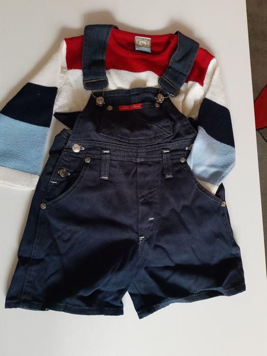 Sweter + ogrodniczki 86