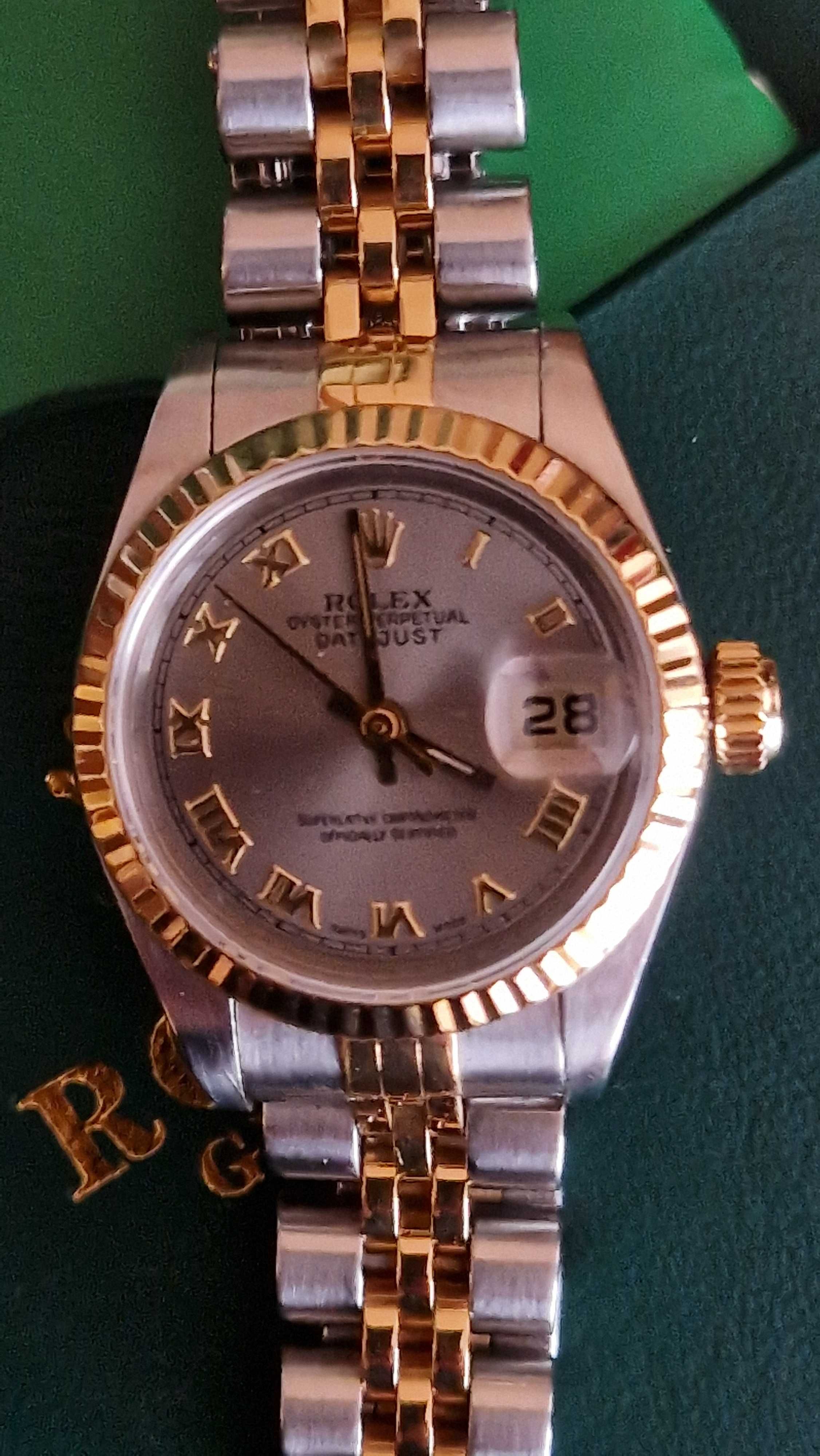 Rolex. Damski. Stal-złoto 18k